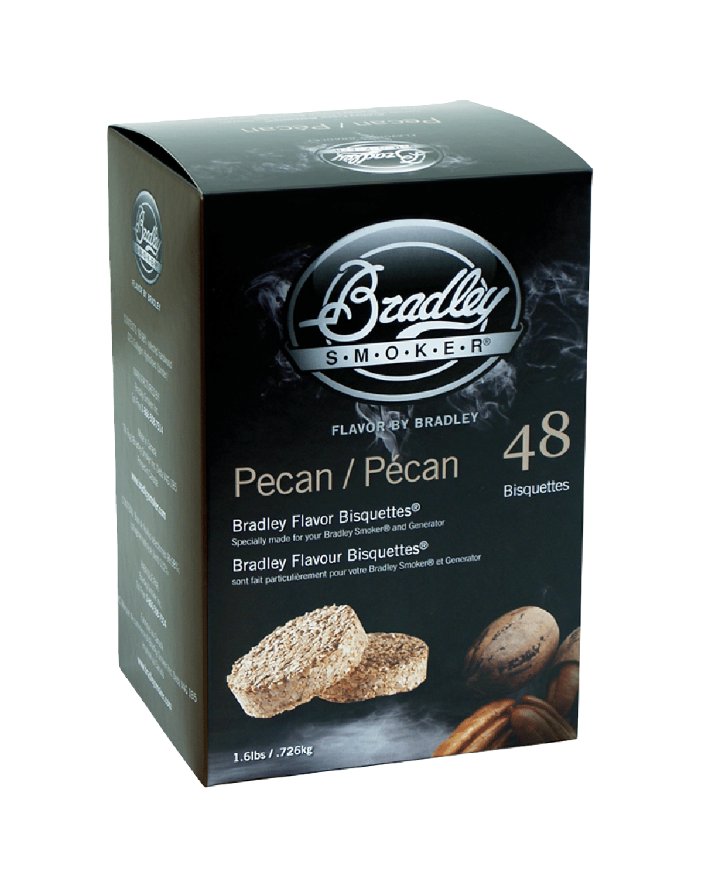 Bisquettes de noix de pécan pour les fumeurs Bradley