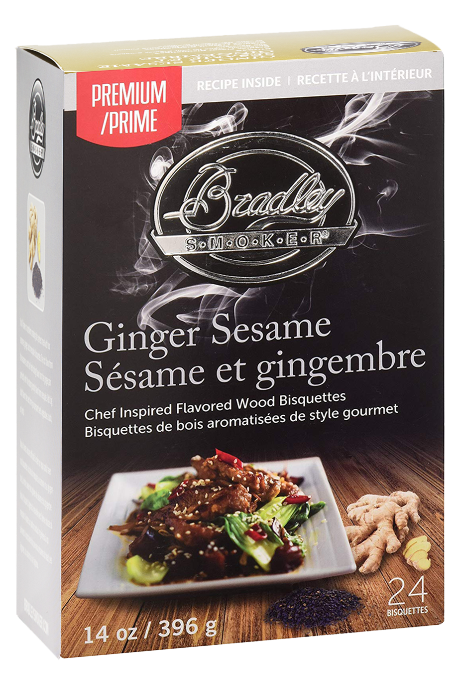 Bisquettes au gingembre et au sésame pour les fumeurs Bradley