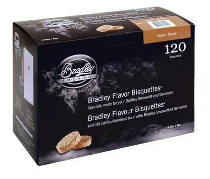 Bisquettes à l'érable pour les fumeurs Bradley